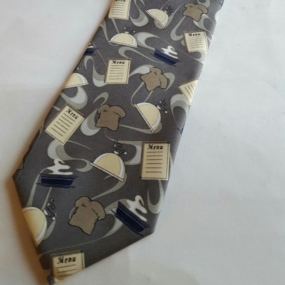 Wild Ties Hand Made Vintage Chefs Tie 60 inch